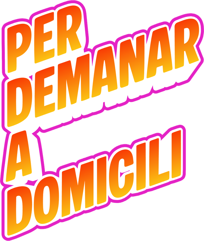 Retolació «Per demanar a domicili» de la carta de Vibe